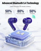 Wireless Earbuds Bluetooth 5.3 Deep Bass 36H Playtime Noise Cancel Btootos