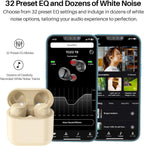 True Wireless Earbuds Bluetooth 5.3 Deep Bass IPX8 Touch Control TOZO T6