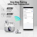 Wireless Earbuds Bluetooth 5.3 Deep Bass 36H Playtime Noise Cancel Btootos