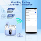 Wireless Earbuds Bluetooth 5.3 Deep Bass 36H Playtime Noise Cancel Btootos