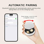 Earphone Invisible Noise Reduction Bluetooth 5.0 Wireless Built-in Mic Xmenha
