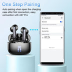 Wireless Earbuds Bluetooth 5.3 ENC Mic 40H Playtime Deep Bass IP7 Waterproof