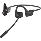 LOBKIN Open-Ear Headphones Wireless Headset with Mic Noise Cancelling Black