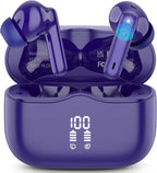 Wireless Earbuds Bluetooth 5.3 ENC Mic 40H Playtime Deep Bass IP7 Waterproof