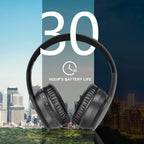 Headphones Wireless Over-Ear Bluetooth 30 Hours Playtime Built-in Mic IFECCO