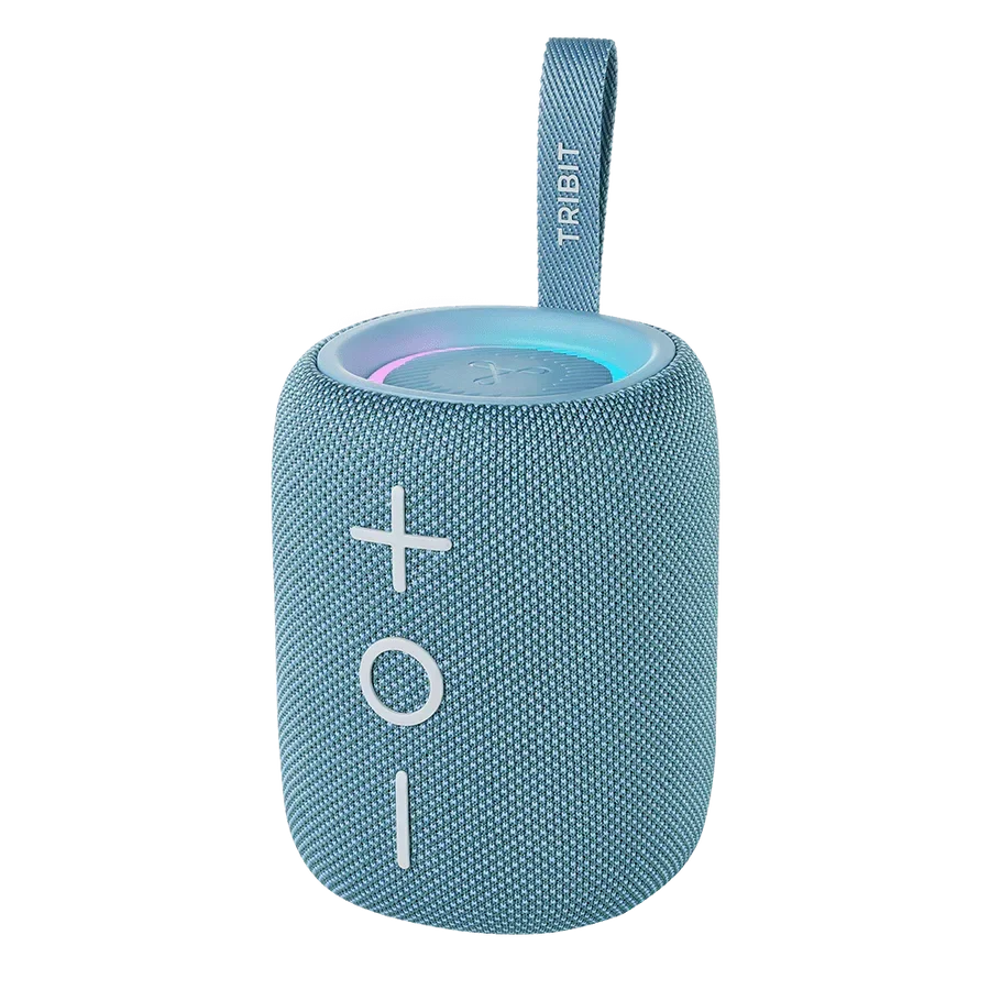 Tribit StormBox Mini Portable Bluetooth Speaker, 12H Playtime, IPX7 Waterproof, Blue