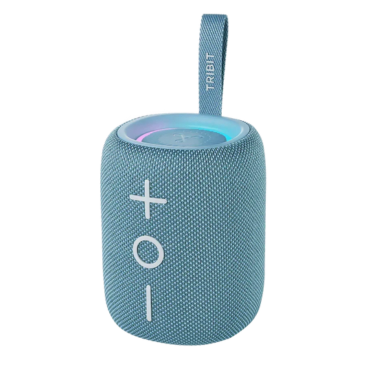 Tribit StormBox Mini Portable Bluetooth Speaker, 12H Playtime, IPX7 Waterproof, Blue