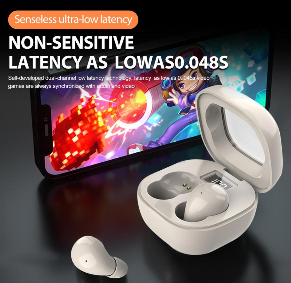 Invisible Sleep Earbuds Ultra Small Bluetooth Hidden for Side Sleepers